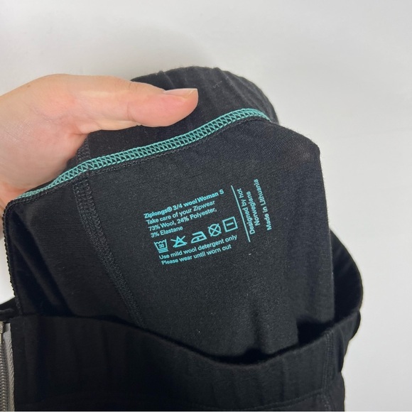 Northern Playground 3/4 Wool Ziplongs Leggings Size Small - Picture 9 of 9